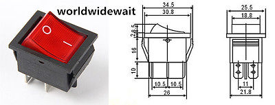 Power Tools Red - 2 peças # Interruptor de Balancim