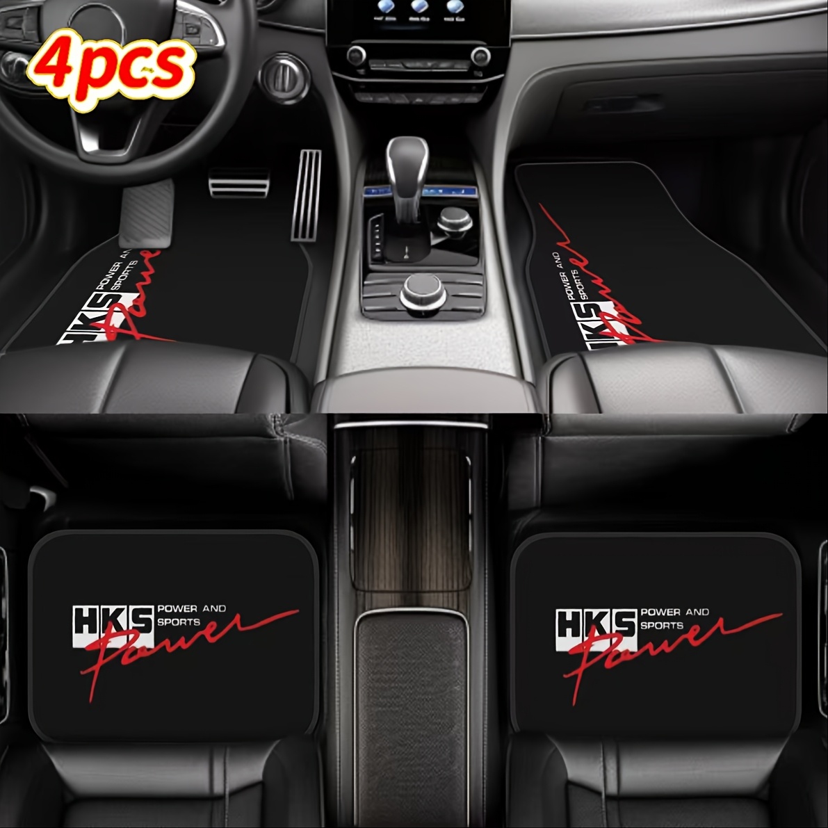 4 peças - Tapetes para Carro c - Power Tools Logo avaliação e preço