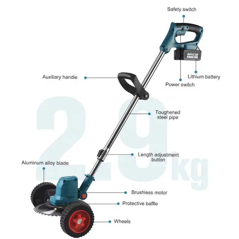 Máquina Cortadora de Grama Elé - Power Tools Logo avaliação e preço