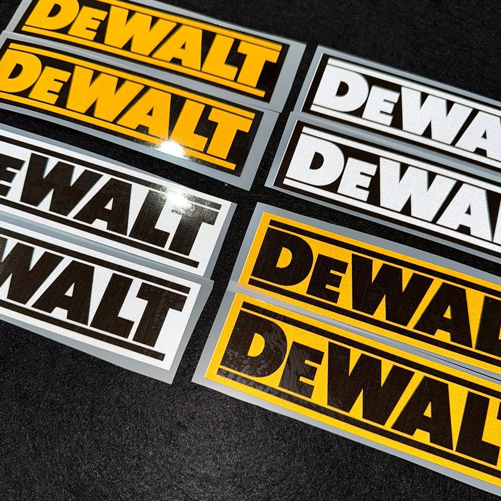 Adesivos Refletivos com Logo D - Power Tools Logo avaliação e preço