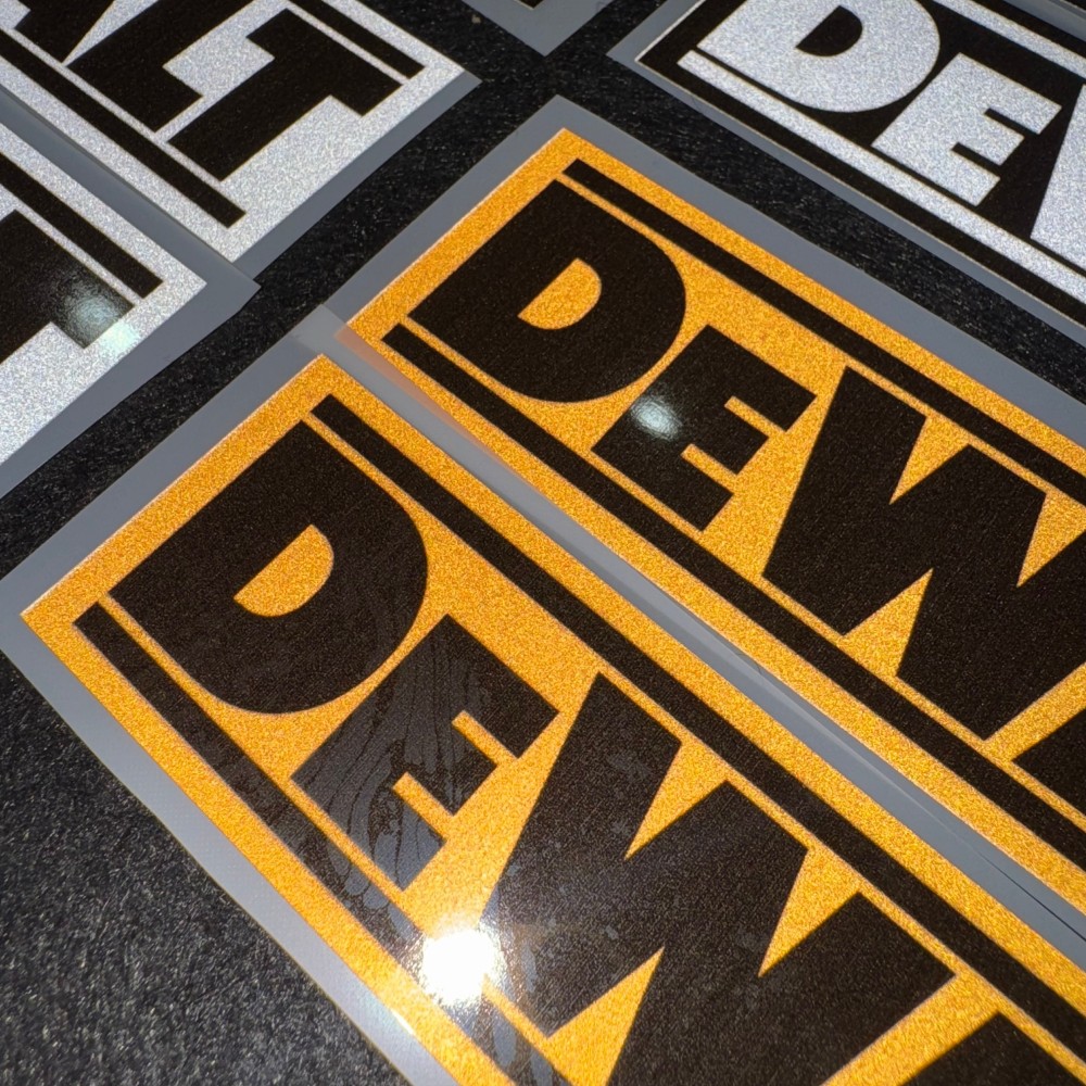 Adesivos Refletivos com Logo D - Power Tools Logo avaliação e preço