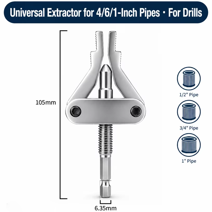 Extrator de Tubos Quebrados Un - Power Tools Plumbing avaliação e preço