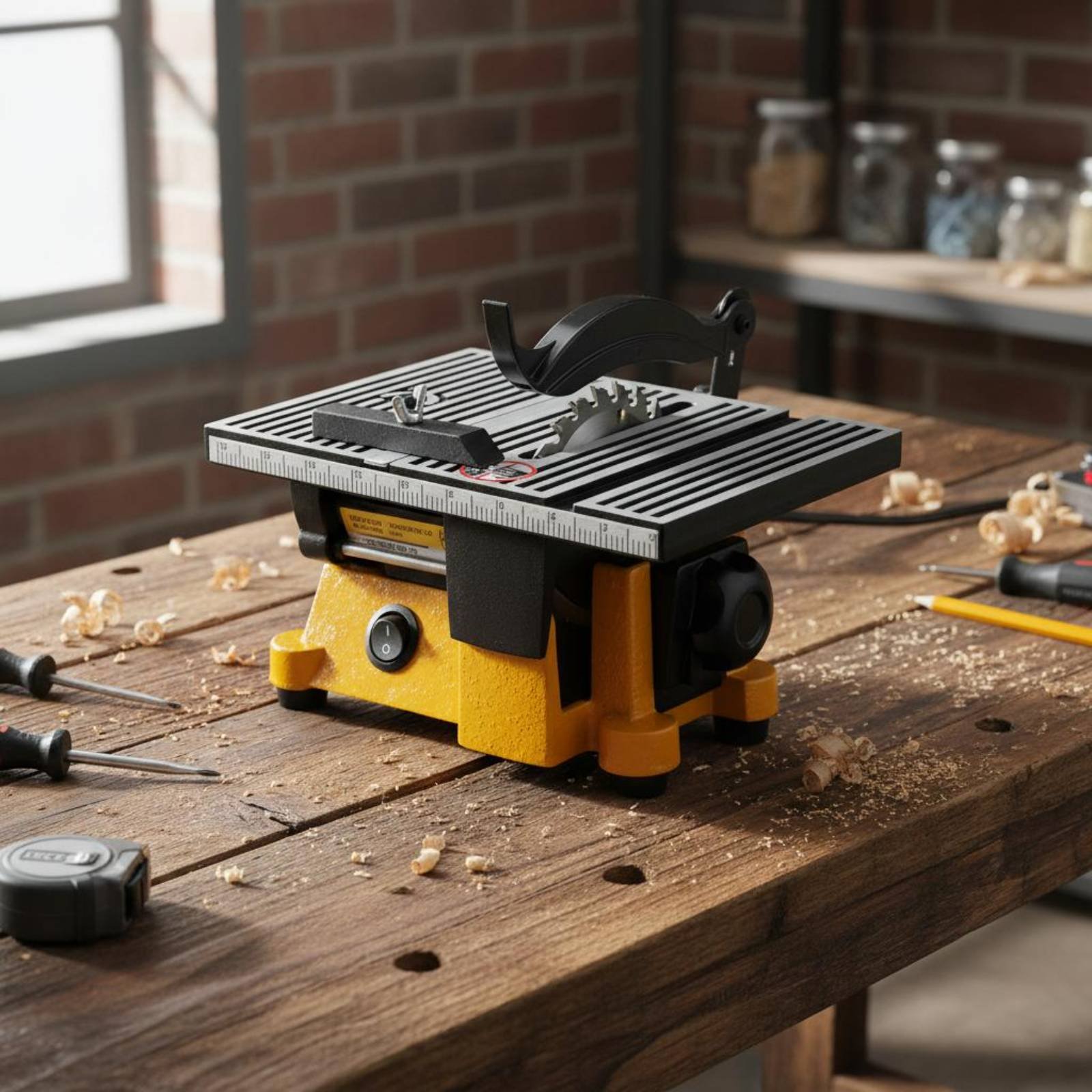 Serra de Mesa Mini Portátil, M - Power Tools Workshop avaliação e preço